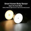 Led Sensor De Luz Presença Autérica Iluminação Integrada Recarregável USB